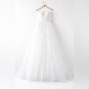 Maggie Sottero Wedding Dress Size 8 White Tulle Ball Gown Bridal NEW $1998